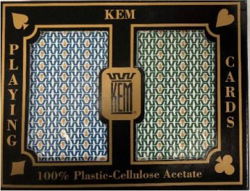 Kem Crown - Bridge Size, Blue & Green, Regular Index